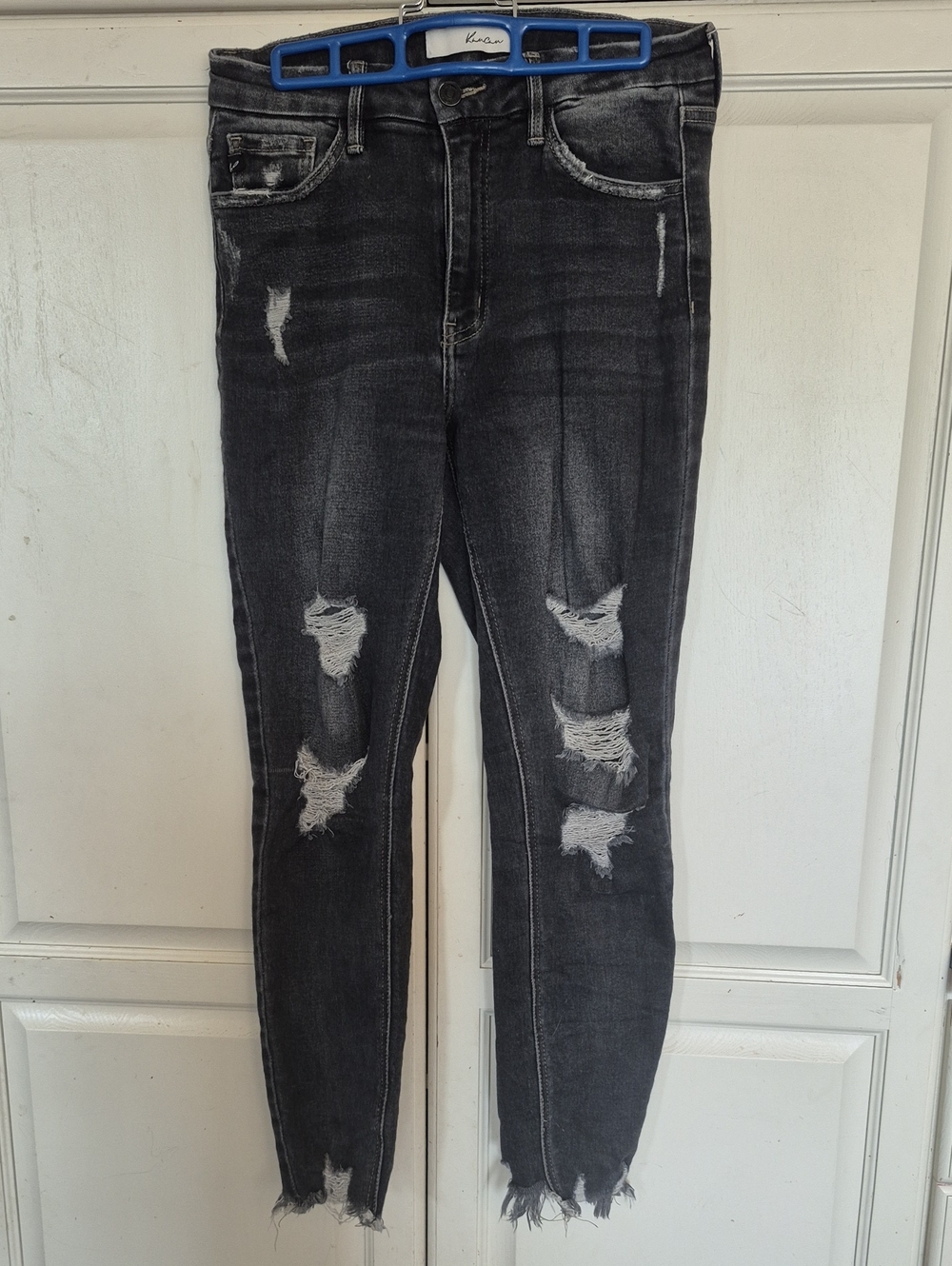 KanCan Black Distressed Skinny Jeans